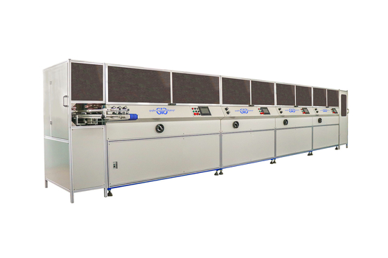 Macchina serigrafica servocomandata per bottiglie a 360 gradi per contenitori chimici quotidiani