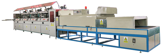 Stampante per serigrafia per biberon con inchiostro termoindurente con macchina per polimerizzazione IR