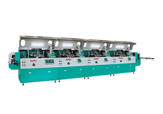 Macchina serigrafica per bottiglie a trasmissione meccanica Plastica Legno Ceramica Metallo