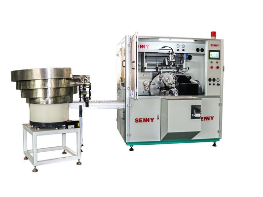 Stampa a canna di siringa Macchina per la stampa a schermo di tubi industriali con alimentazione automatica