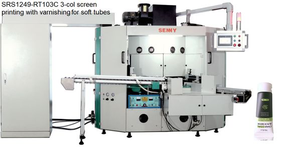 SRS1249-DR3CH Macchina per stampa a caldo automatica 4 Stazioni 3 Colori Alta Durabilità