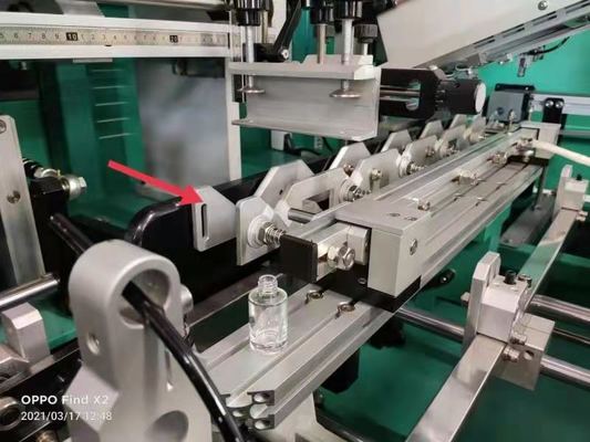 Macchina automatica per serigrafia UV su vasi/bottiglie di plastica
