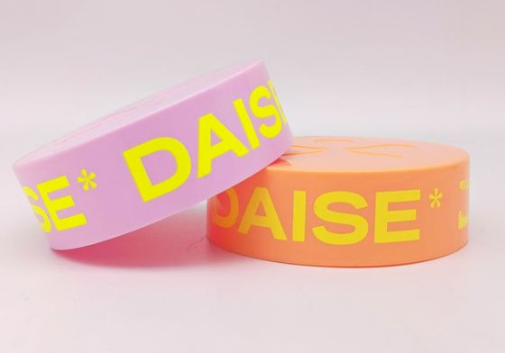 Macchina serigrafica a 1 colore per tappi rotondi nell'industria cosmetica 3000 pezzi/ora.