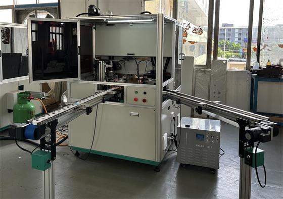 1- Color Automatic Flat Screen Printing Machine 60pcs/Min Sistema di Curing LED-UV