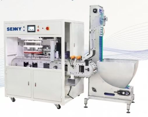 Macchina di stampa automatica a 2 colori per tappi di bottiglie di plastica di diametro 28-38 mm