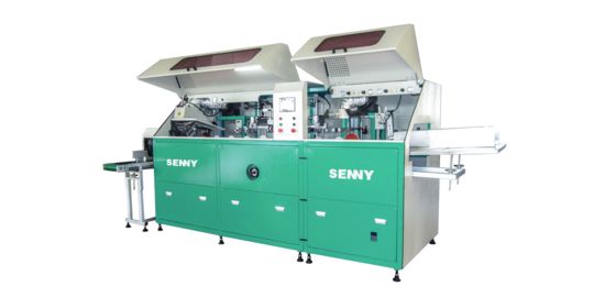 Macchina per stampa UV su secchi in plastica rotondi da 1-5L, 35 pezzi/min