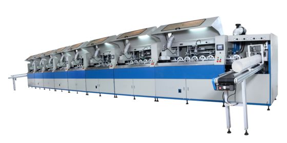 Macchina per stampa UV su secchi in plastica rotondi da 1-5L, 35 pezzi/min