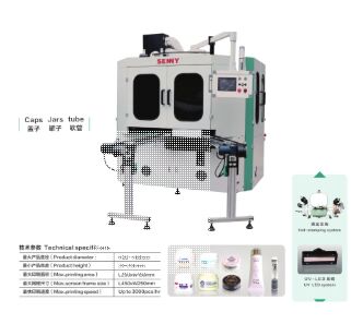 3000 pezzi/ora Macchina automatica per serigrafia Attrezzatura per serigrafia in metallo 250x150mm