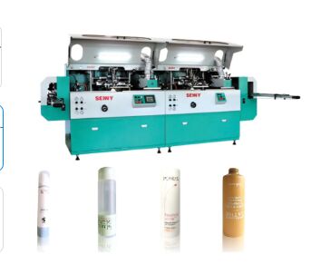 Macchina per serigrafia a tubo a 12 colori 5000 pezzi/ora 250x200mm per contenitori