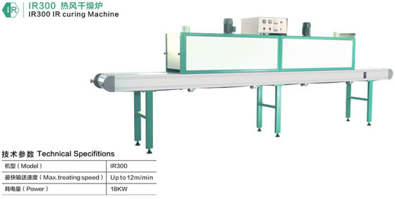 12M/Min macchina di trattamento UV, apparecchio ausiliare 18kw per le bottiglie piane