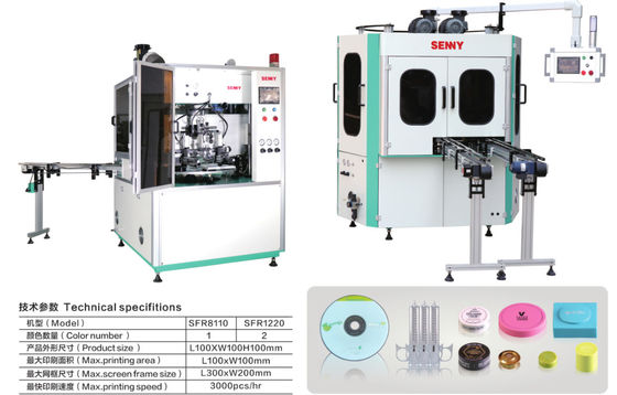 Stampatrice di Digital di multi colore di 2 stazioni, stampante dello schermo piano del CE 3000pcs/Hr