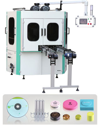 2 stazione 50pcs/Min Automatic Screen Printing Equipment 100x100mm per il cappuccio