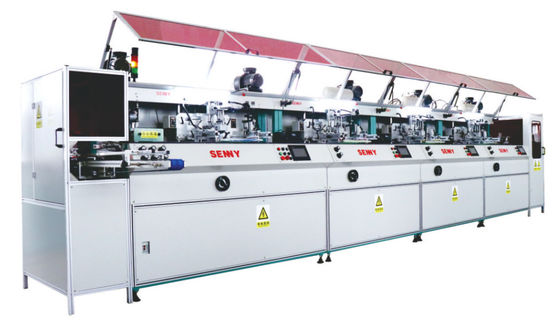 certificazione del CE della macchina di serigrafia della bottiglia di colore 6000pcs/Hr 12