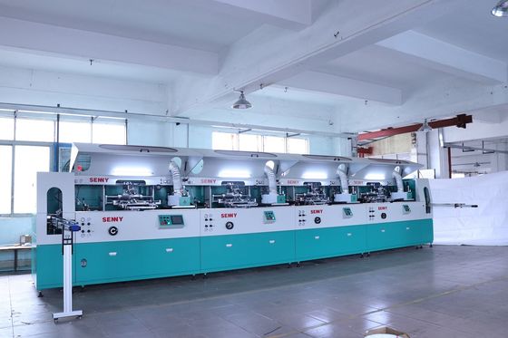 380V Silk Screen Printer Multi Color Screen Printing Machine per contenitori in vetro metallico e plastica