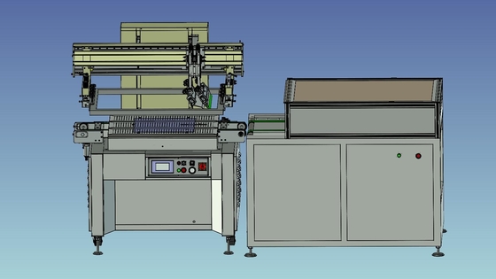 220V 50HZ Flat Printing Machine con Servo Lift