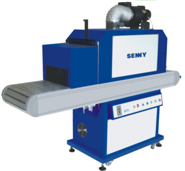 Macchina per la cura UV200RF per contenitori di plastica con cintura in acciaio inossidabile