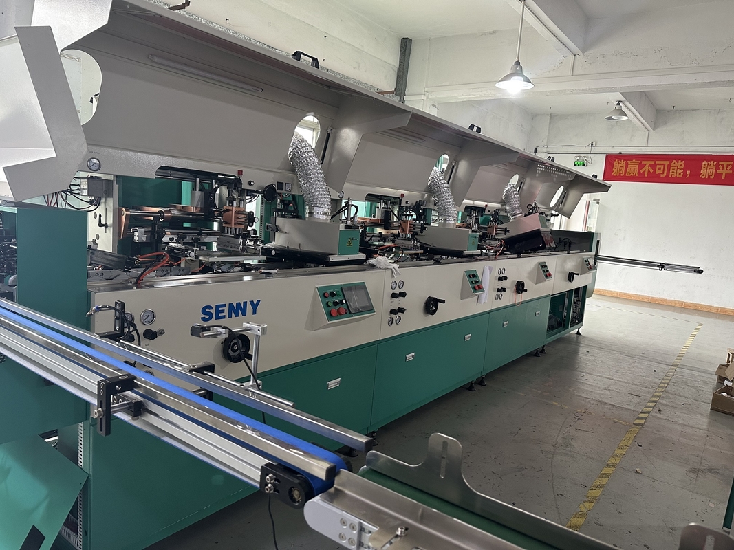 Macchina serigrafica completamente automatica per contenitori in plastica/vetro/metallo 85 pezzi/min