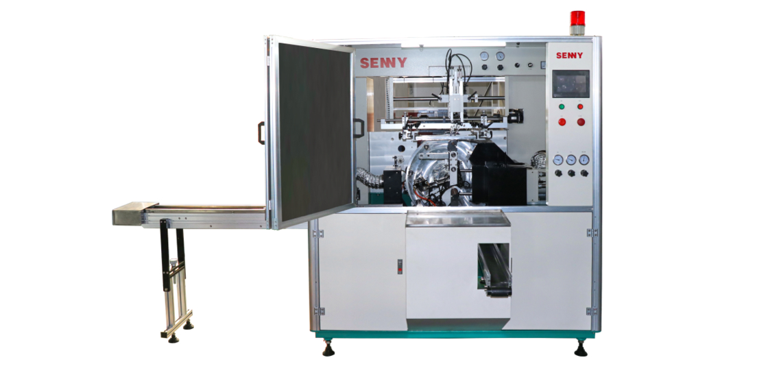 Macchina serigrafica per tubi LED-UV 50 pezzi/min Alimentazione automatica