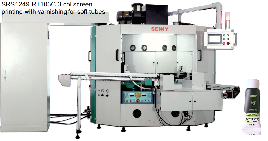 Macchina di stampa a schermo per tubi a 4 stazioni automatica 50pcs/min 6bar