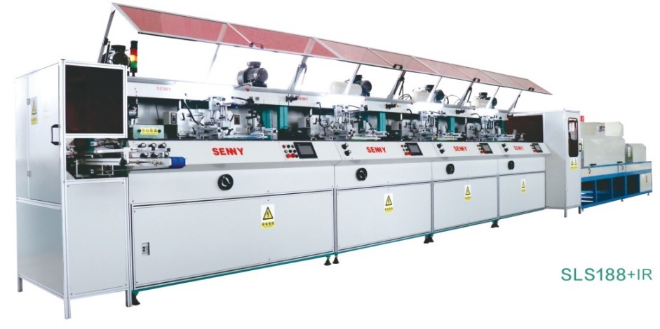 1-8 Color Bottle Screen Printer For Plastic Bottles And Cans With Servo Motor 40pcs/Min