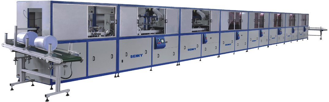 Fully Automatic Screen Printing Machine For Plastic Round Buckets 18pcs/Min