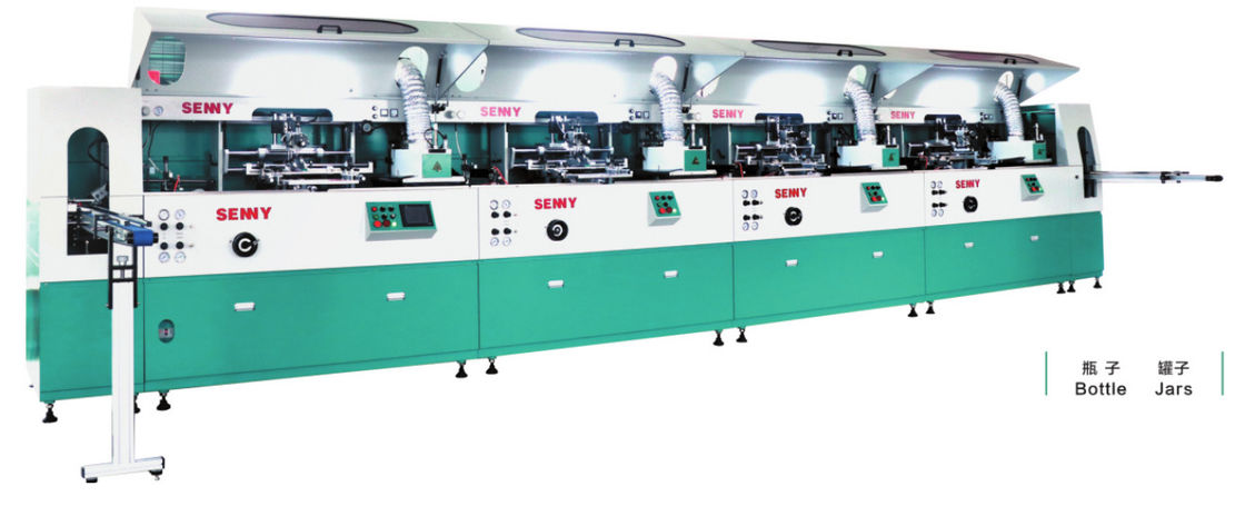 OEM 6000pcs/Hr 8 colori macchina per la stampa a schermo per contenitori