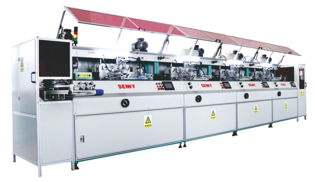 certificazione del CE della macchina di serigrafia della bottiglia di colore 6000pcs/Hr 12