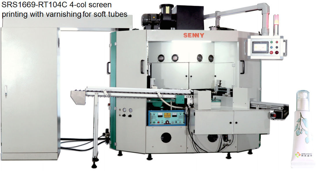 70pcs/Min Silk Screen Printing Machine, stampatore dello schermo a colori 7bar 4