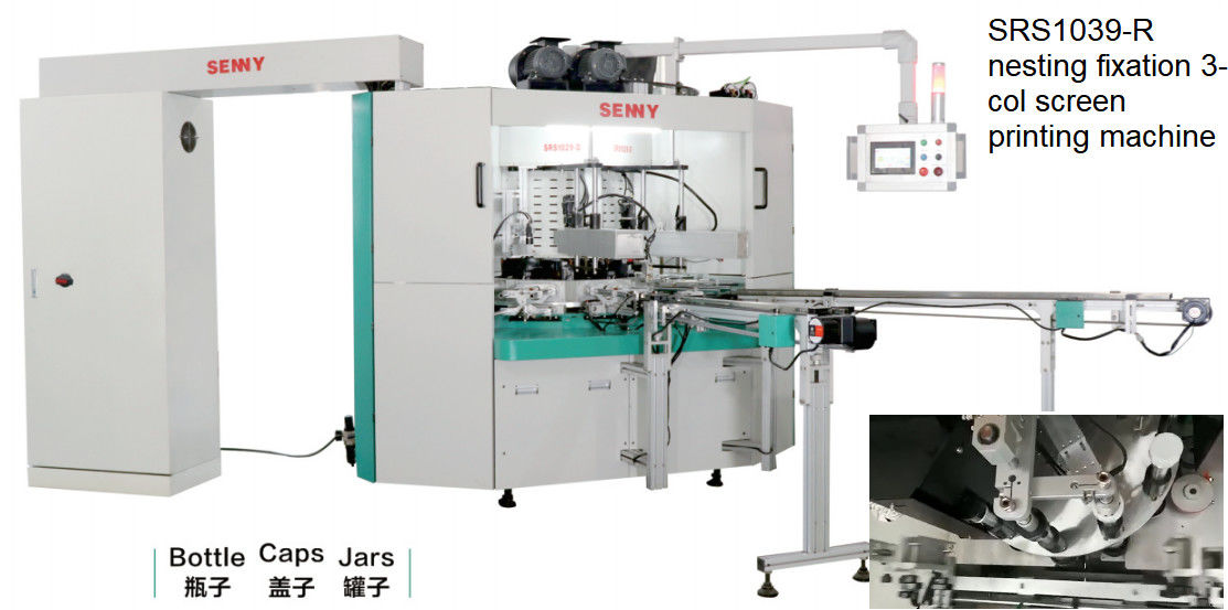 250x160mm 30pcs/Min Multicolor Screen Printing Machine per il cappuccio