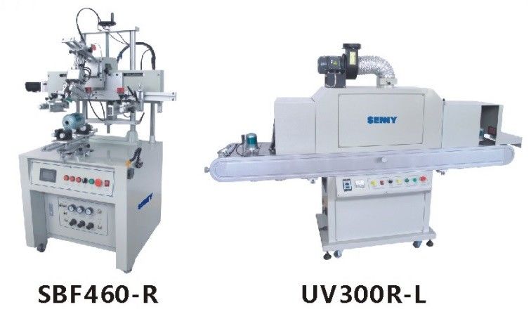 Macchina di stampa a schermo di seta semiautomatica a cura UV per filtri di olio per auto