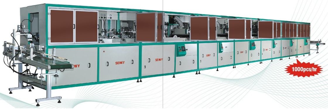 5-30 litri scatola rotonda stampante a schermo automatico per secchi 12 colori